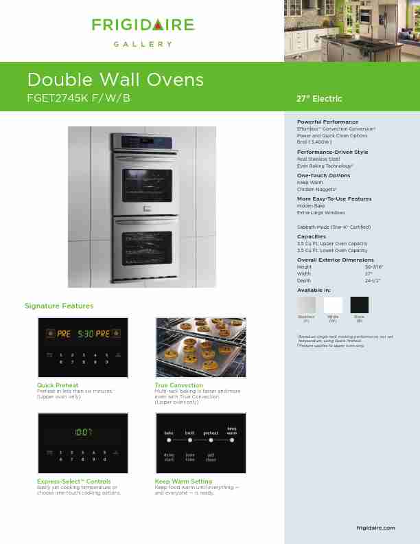 Frigidaire Double Oven FGET2745K-page_pdf